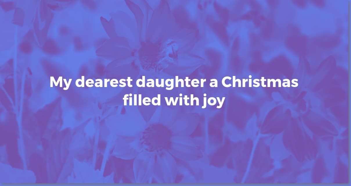 Short & Sweet: Christmas Wishes for Your Daughter