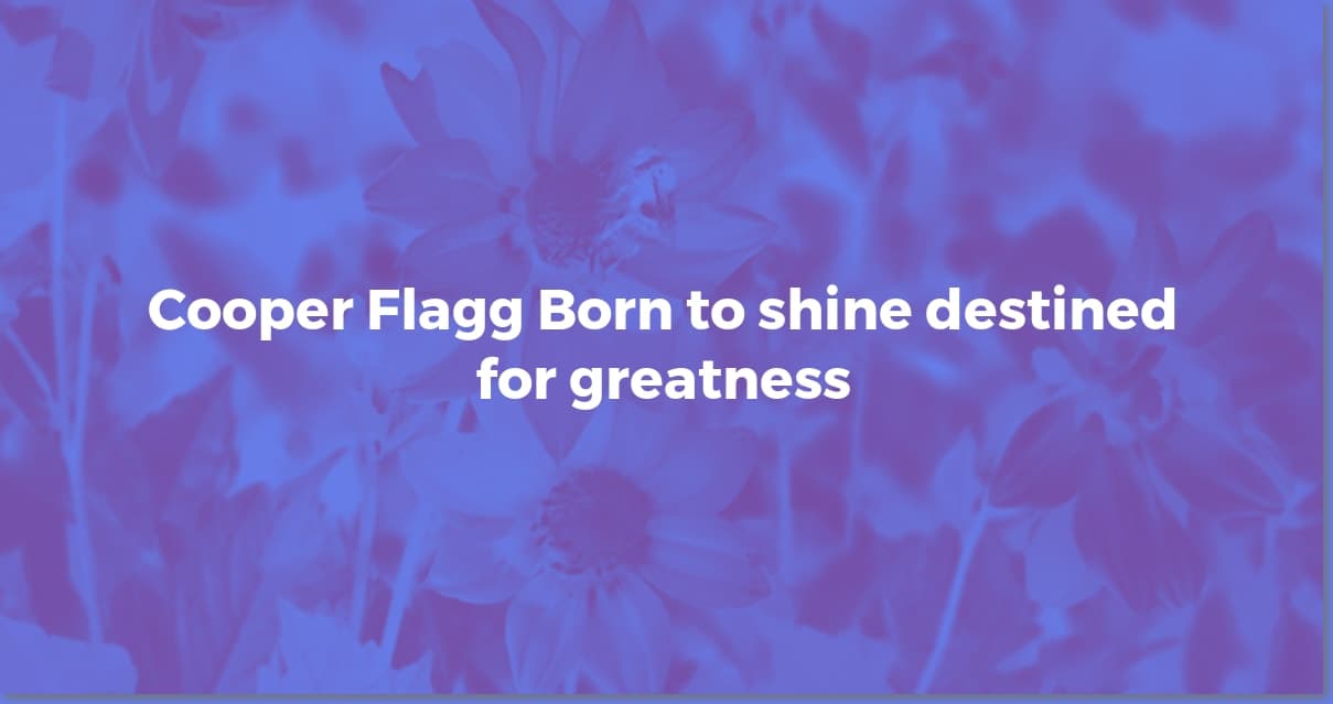 Cooper Flagg's Birthday: How Old Is The Basketball Star?