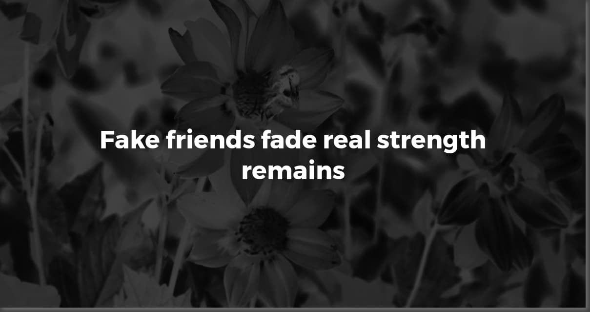 Fake Friend Quotes: Spot the Signs & Move On